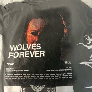 Darc Sport Wolves Forever Graphic Tee - Gray